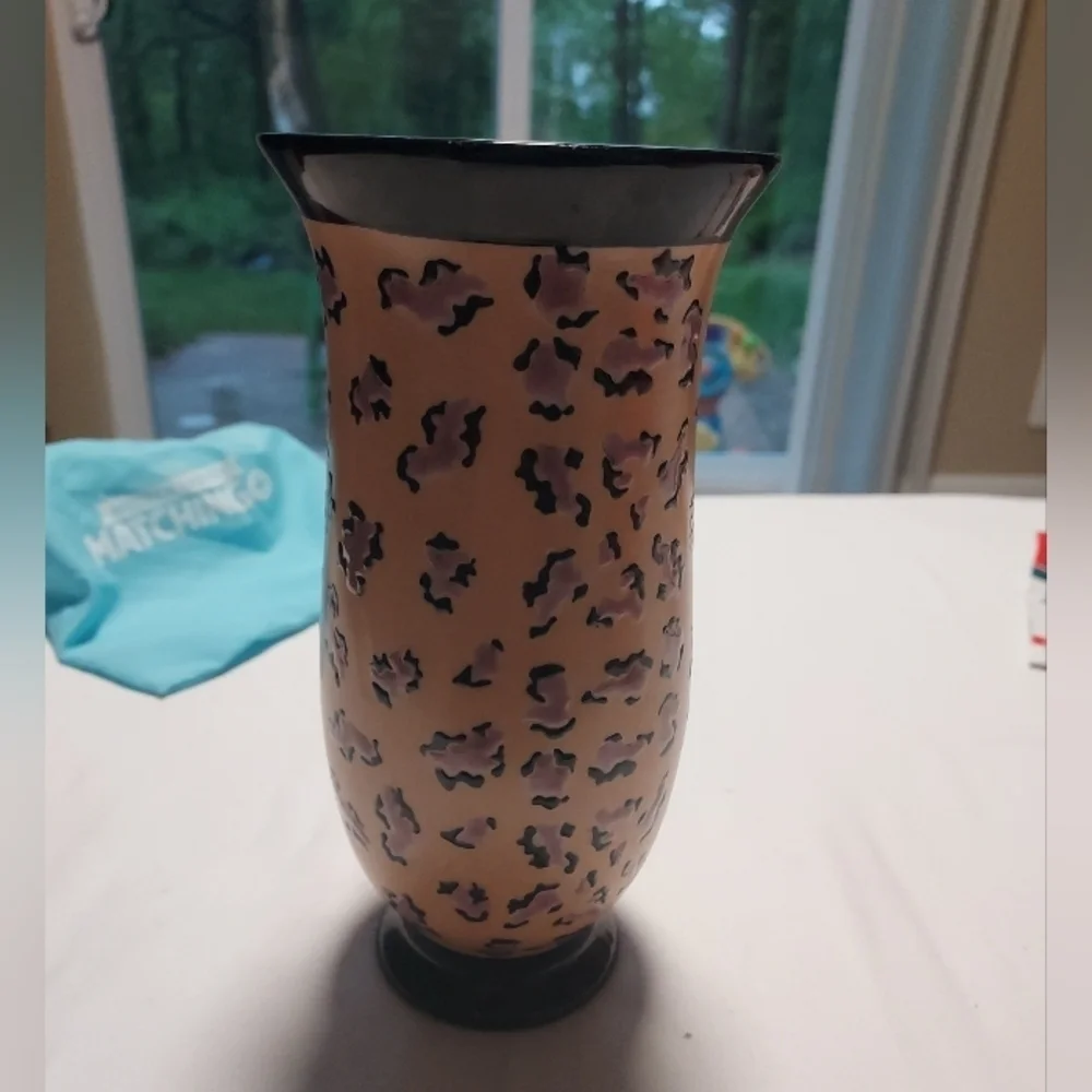 1980'S Hand Painted Chinese Decorative Vase